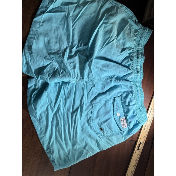 Polo Ralph Lauren Mens Size Large Blue Swim Trunks. Liner And Draw String. - Picture 6 of 6
